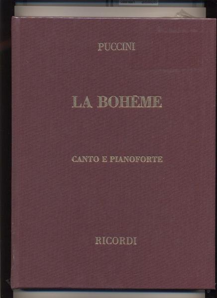 RICORDI PUCCINI G. - BOHEME - CHANT ET PIANO