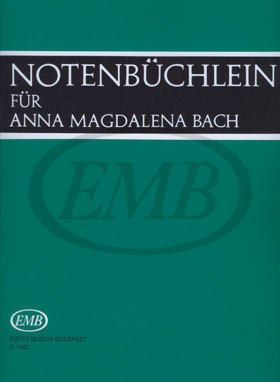 EMB (EDITIO MUSICA BUDAPEST) BACH J.S. - LIBRO DI ANNA MAGDALENA - PIANO