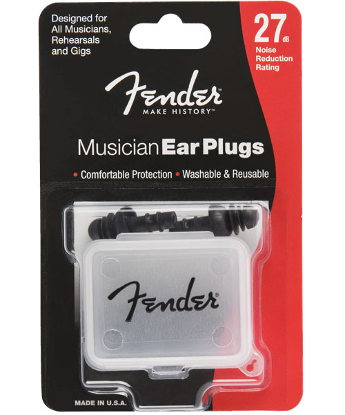 FENDER MUSICIAN SERIES EAR PLUGS BLACK