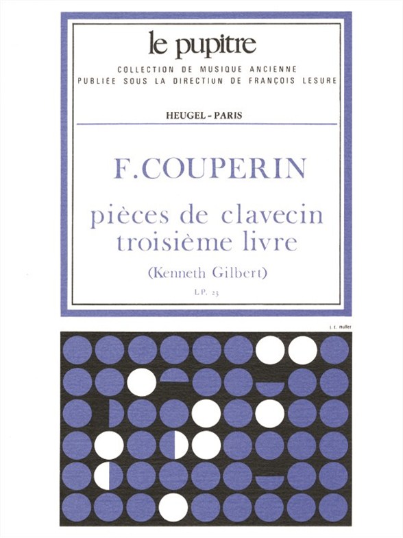 HEUGEL COUPERIN F. - PIECES DE CLAVECIN - LIVRE 3 