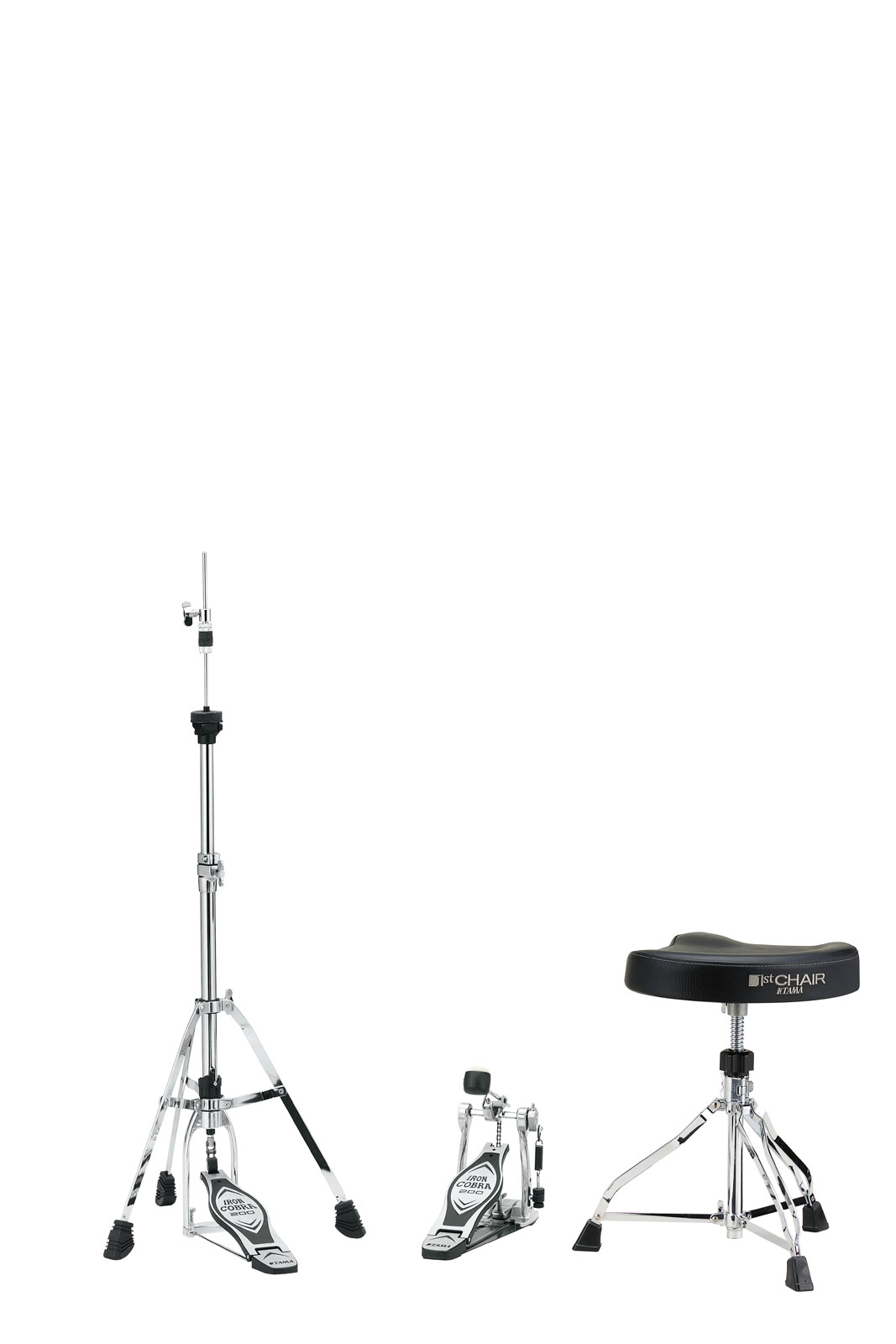 TAMA HARDWARE PACK INCL. HP200P, HT250, AND HH205S 