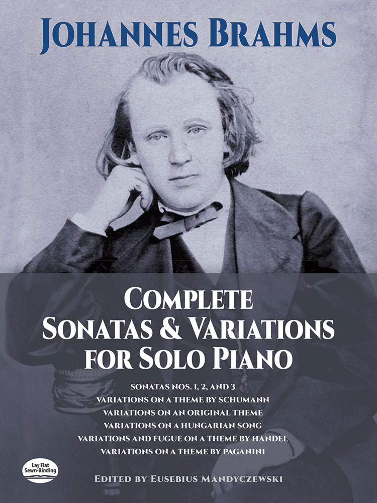 DOVER BRAHMS COMPLETE SONATAS AND VARIATIONS - PIANO SOLO