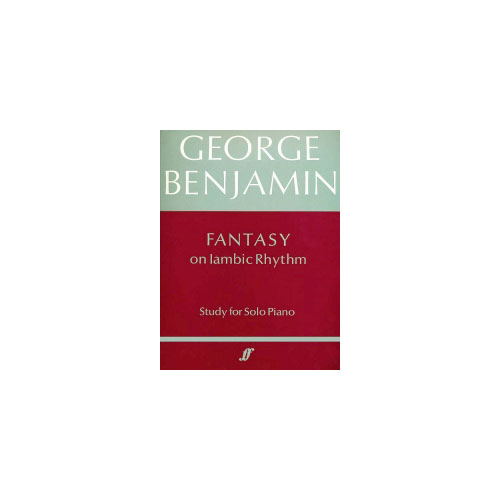 FABER MUSIC BENJAMIN GEORGE - FANTASY ON IAMBIC RHYTHM - PIANO SOLO