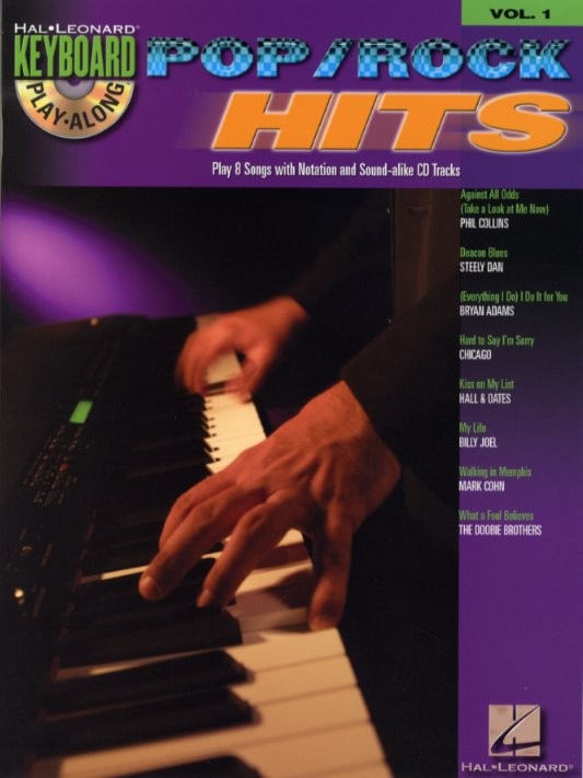 HAL LEONARD KEYBOARD PLAY ALONG VOL.1 - POP/ROCK HITS + CD