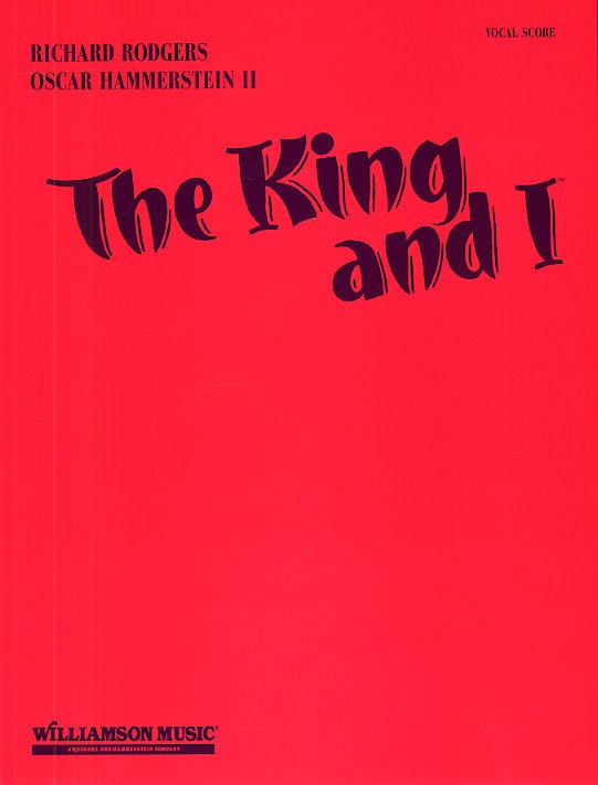 HAL LEONARD RODGERS AND HAMMERSTEIN THE KING AND I VCE - CHORAL