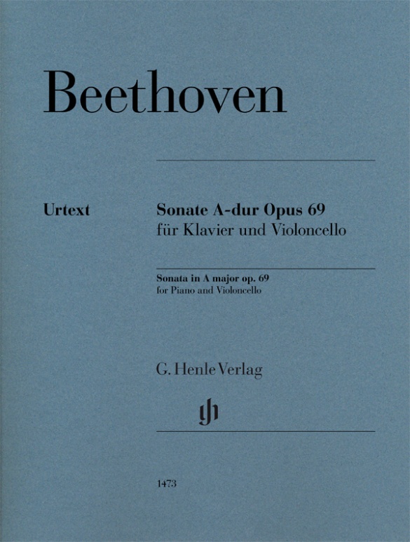 HENLE VERLAG BEETHOVEN L.V. - SONATE A-DUR OP.69 - VIOLONCELLE & PIANO 