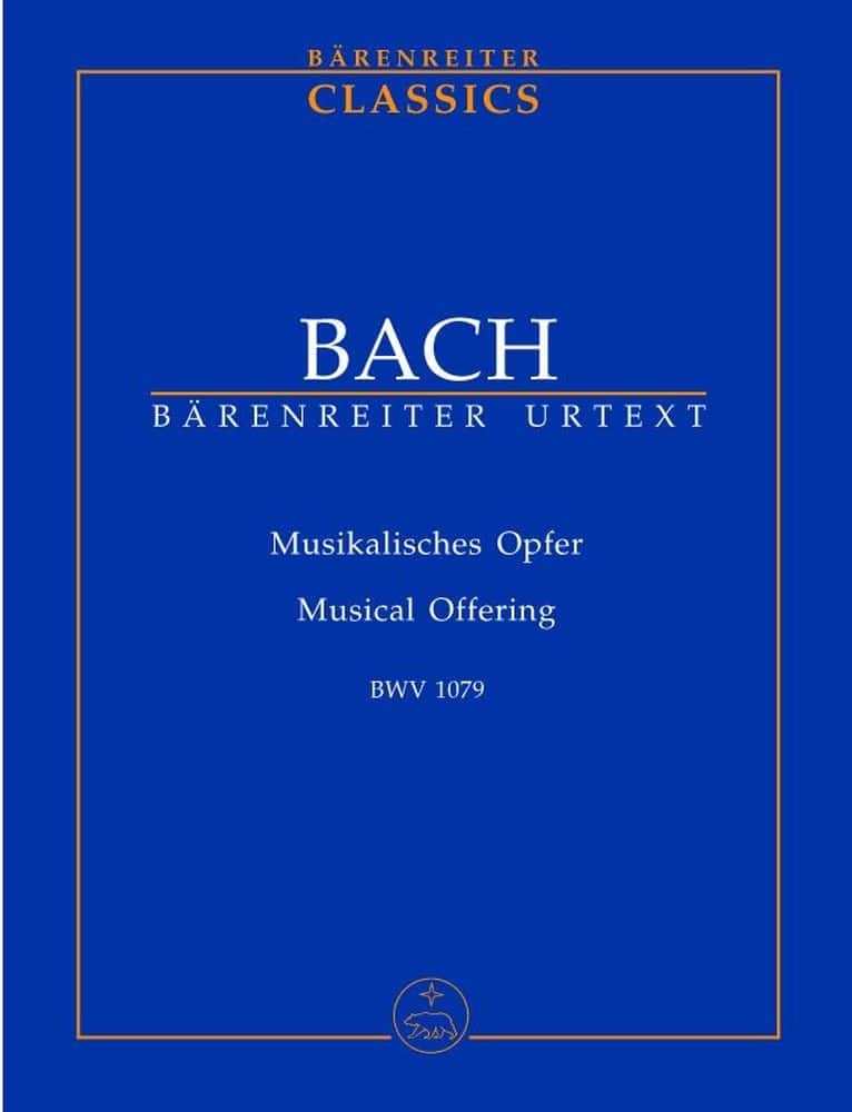 BARENREITER BACH J.S - MUSICAL OFFERING BWV 1079 - STUDY SCORE
