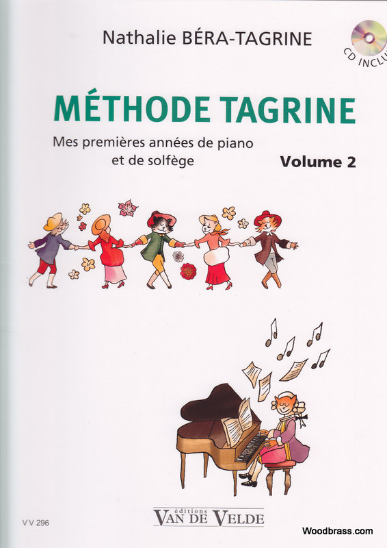 VAN DE VELDE BERA-TAGRINE N. - METHODE TAGRINE VOL. 2 - PIANO + CD