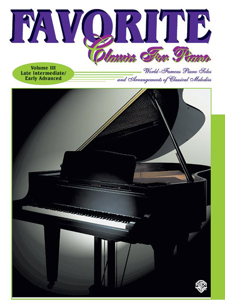 ALFRED PUBLISHING FAVOURITE CLASSICS VOL3 + CD - PIANO