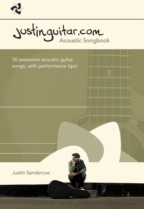 WISE PUBLICATIONS JUSTIN SANDERCOE - THE JUSTINGUITAR.COM ACOUSTIC SONGBOOK - GUITAR