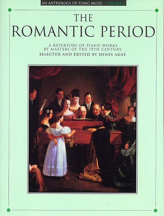 MUSIC SALES ANTHOLOGY OF PIANO MUSIC VOLUME 3 - THE ROMANTIC PERIOD - PIANO SOLO