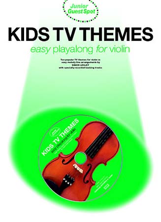 WISE PUBLICATIONS GUEST SPOT JUNIOR - KIDS TV THEMES + CD - VIOLON 