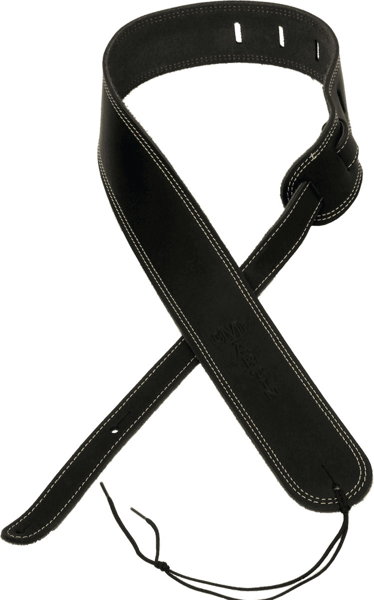 MARTIN & CO LEATHER STRAP DOUBLEE SUEDE BLACK