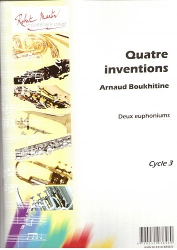 ROBERT MARTIN BOUKHITINE A. - 4 INVENTIONS POUR 2 EUPHONIUMS