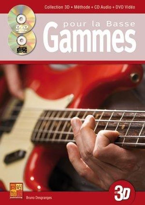 PLAY MUSIC PUBLISHING DESGRANGES BRUNO - GAMMES POUR LA BASSE EN 3D CD + DVD