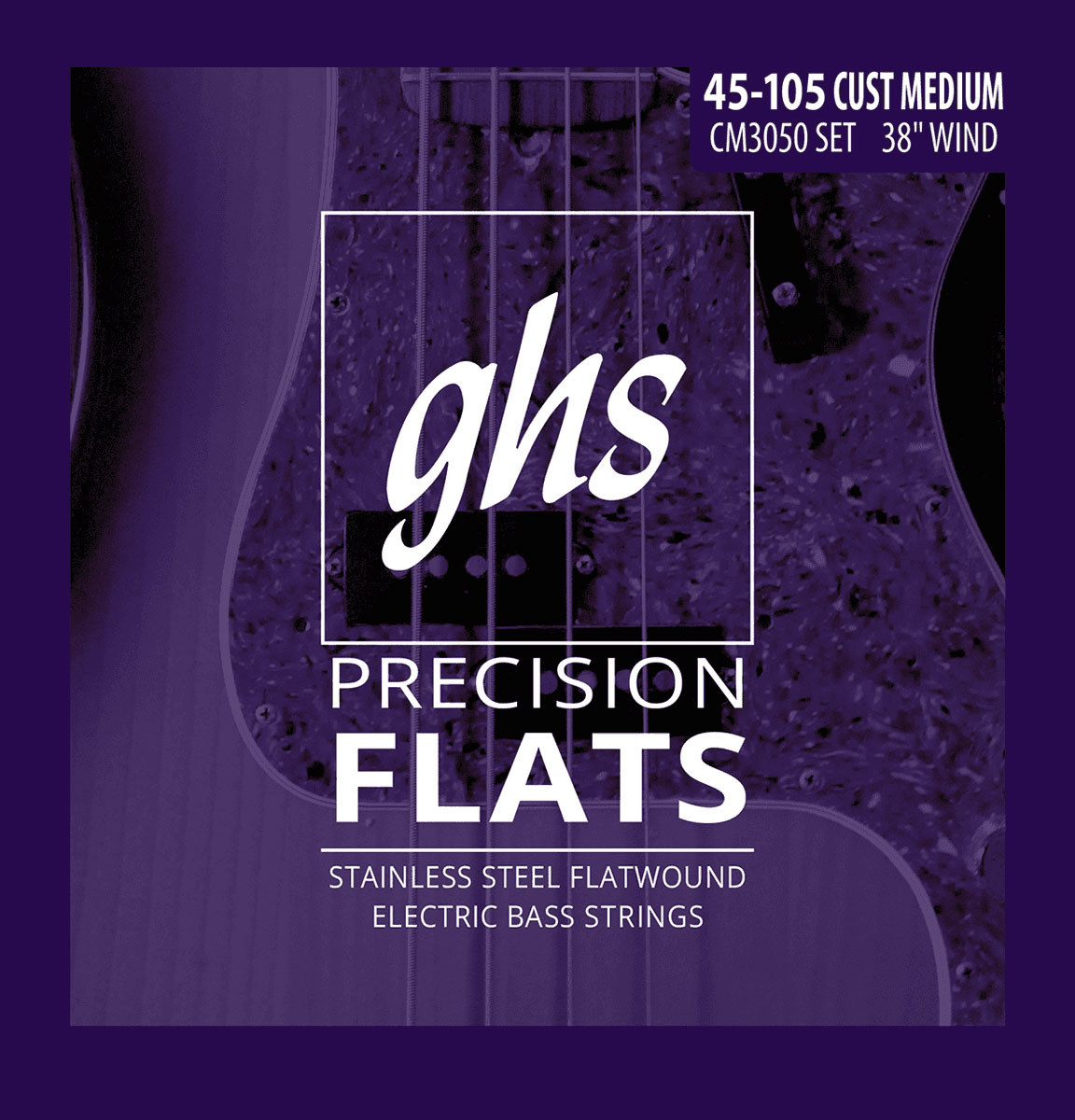 GHS 3050CM PRECISION FLATS CUSTOM MEDIUM 45-105