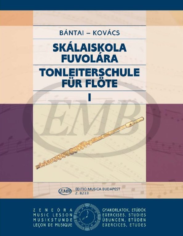 EMB (EDITIO MUSICA BUDAPEST) BANTAI V./KOVACS - SCUOLA DELLE SCALE VOL. 1 - FLUTE ET PIANO 