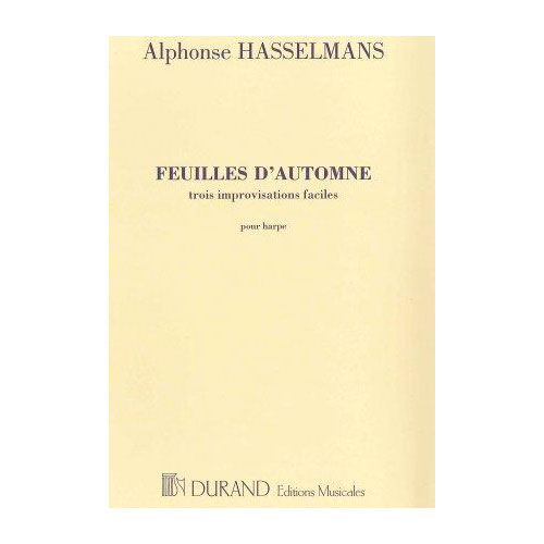 DURAND HASSELMANS A. - FEUILLES D'AUTOMNE - HARPE
