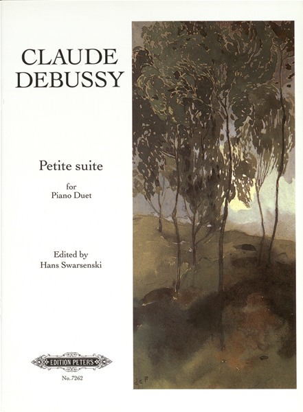 EDITION PETERS DEBUSSY CLAUDE - PETITE SUITE - PIANO 4 HANDS