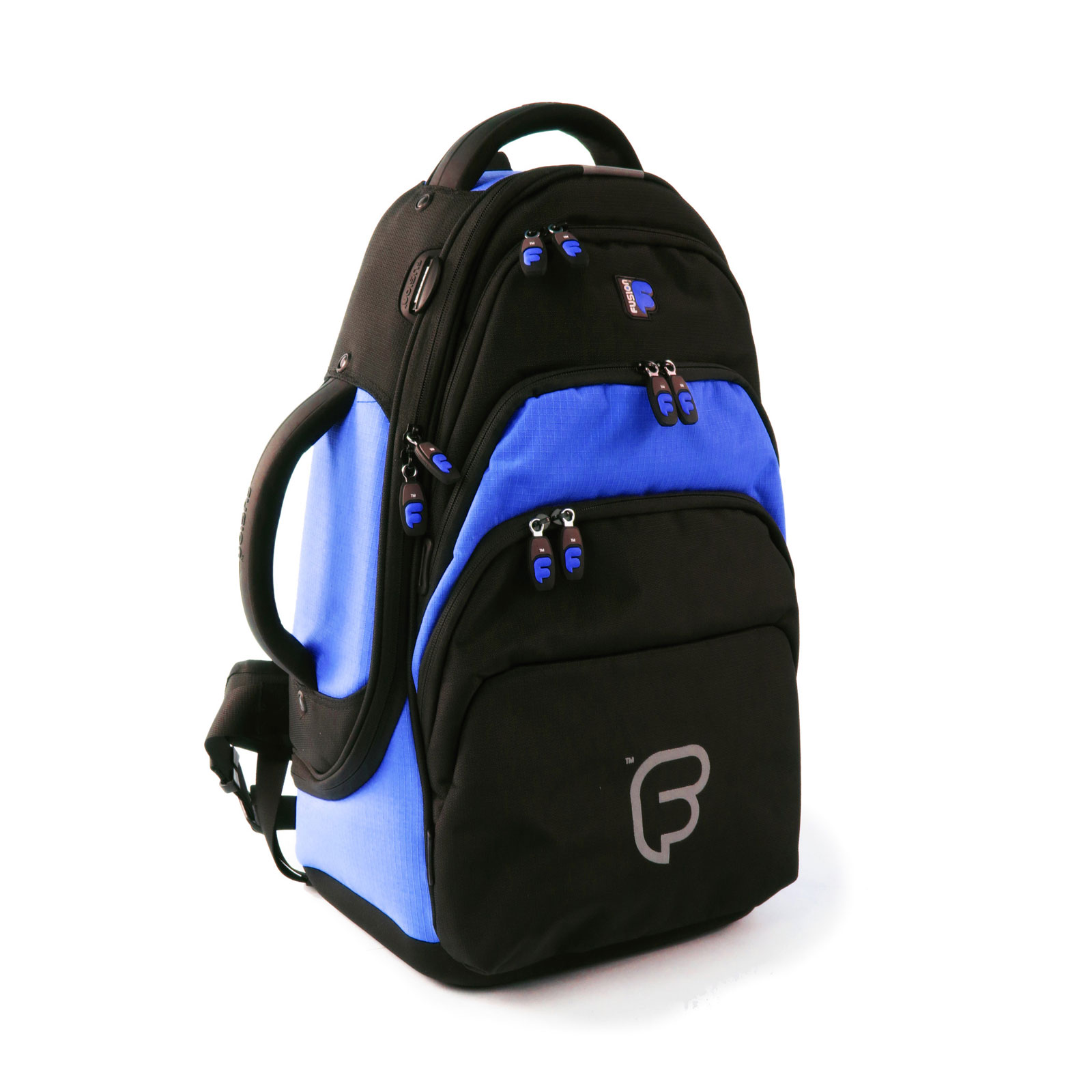 FUSION BAGS BAG FLUGELHORN BLACK AND BLUE PB-02-B 