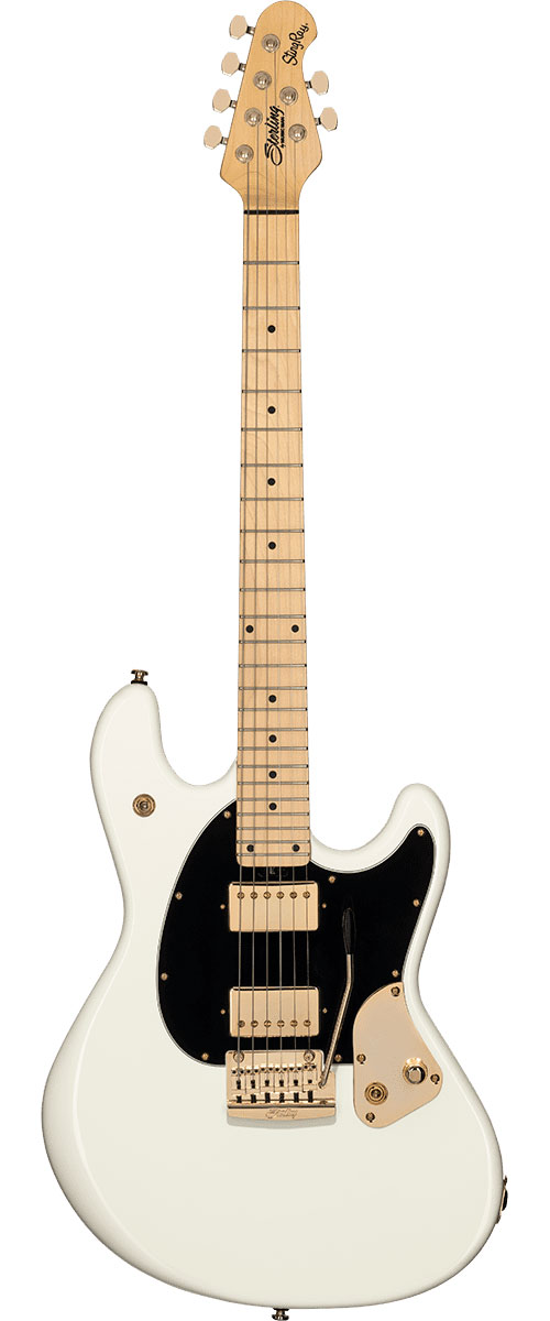 STERLING GUITARS STINGRAY JARED DINES SIGNATURE OLYMPIC WHITE