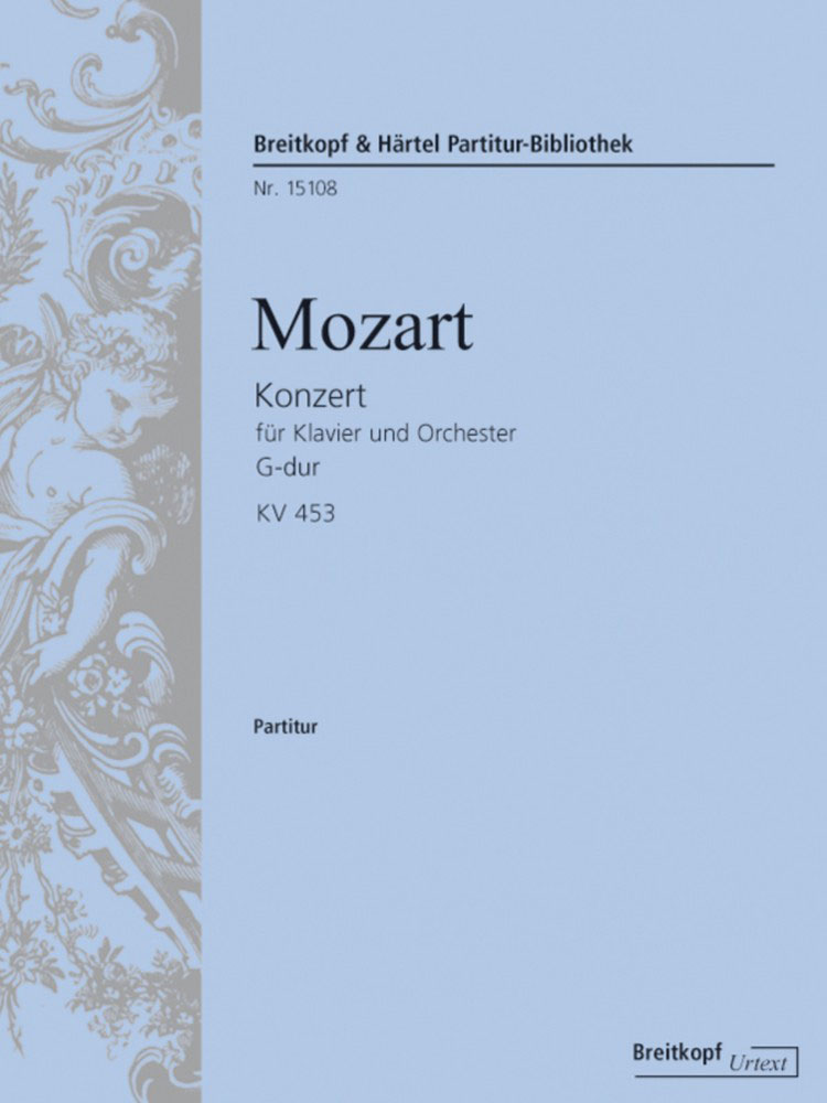 EDITION BREITKOPF MOZART WOLFGANG AMADEUS - KONZERT FUR KLAVIER UND ORCHESTER G-DUR KV 453 - PIANO AND ORCHESTRA