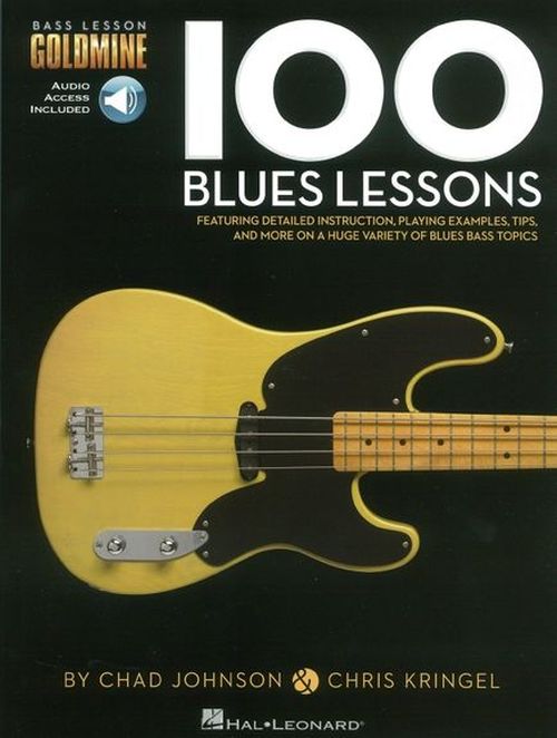 HAL LEONARD BASS LESSON GOLDMINE - 100 BLUES LESSONS 