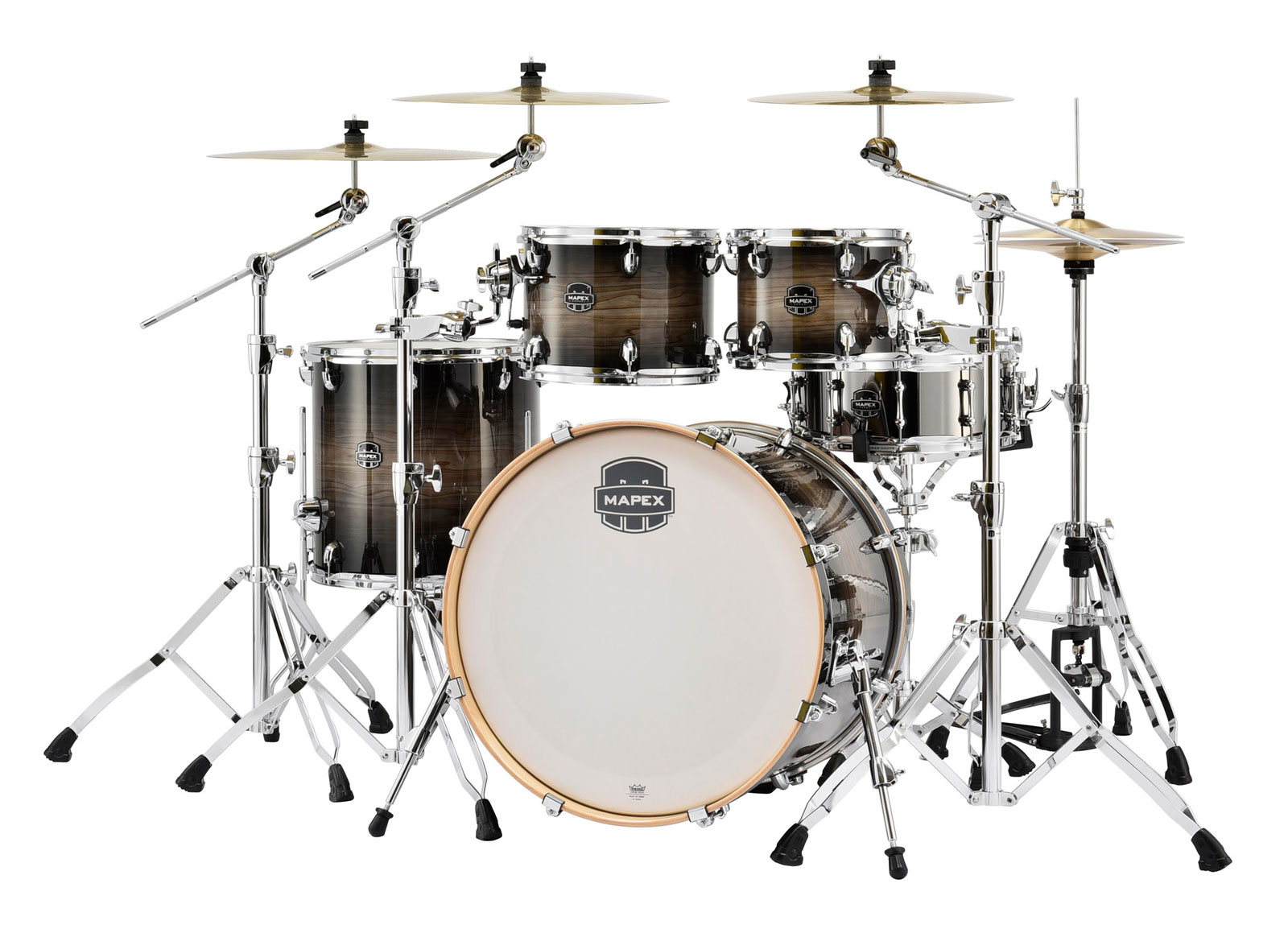 MAPEX AR529S-DW - ARMORY 5 SHELLS STAGE ROCK 22 BLACK DAWN (WITHOUT HARDWARE)