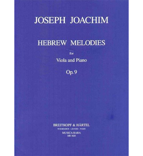 EDITION BREITKOPF JOACHIM JOSEPH - HEBRAEISCHE MELODIEN OP. 9 - VIOLA, PIANO