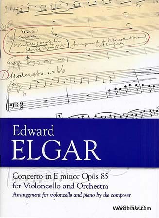 NOVELLO ELGAR E. - CONCERTO IN Em OP.85 FOR VIOLONCELLO & PIANO