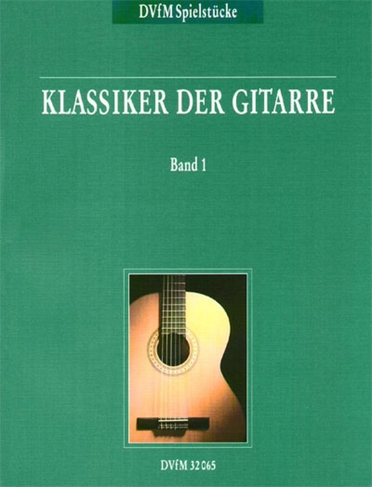 EDITION BREITKOPF KLASSIKER DER GITARRE, BAND 1 - GUITAR