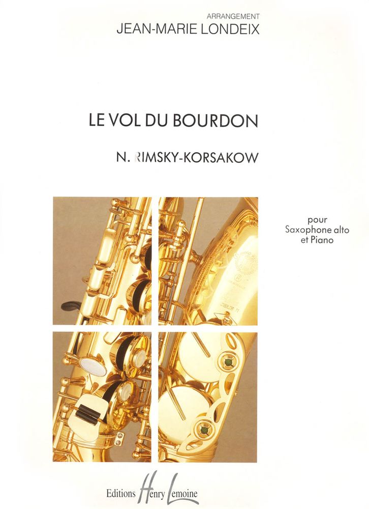 LEMOINE RIMSKY-KORSAKOV N. - VOL DU BOURDON - SAXOPHONE MIB, PIANO