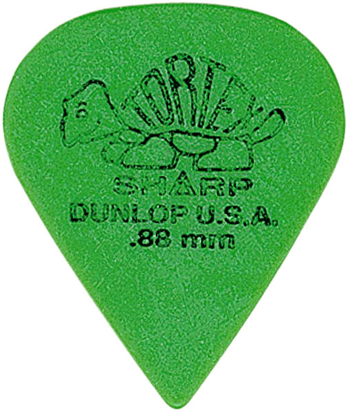JIM DUNLOP ADU 412P88 - TORTEX SHARP PLAYERS PACK - 0,88 MM (BY 12)