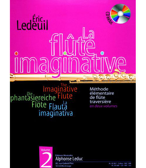 LEDUC LEDEUIL ERIC - IMAGINATIVE FLUTE VOL.2 + CD