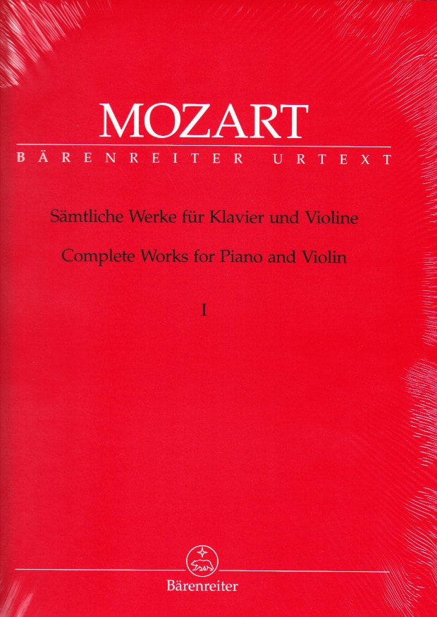 BARENREITER MOZART W. A. - COMPLETE WORKS VOL.2 - VIOLIN, PIANO