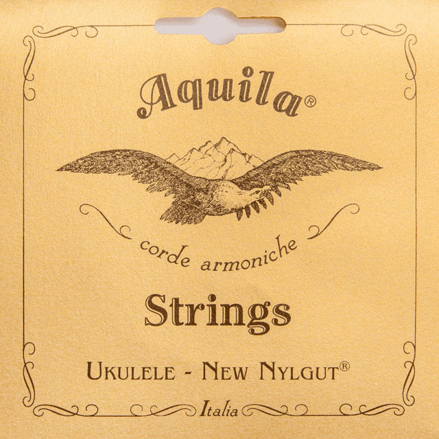 AQUILA NEWNYLGUT UKULELE BARITONE SINGLE STRING, D 4TH STRUNG