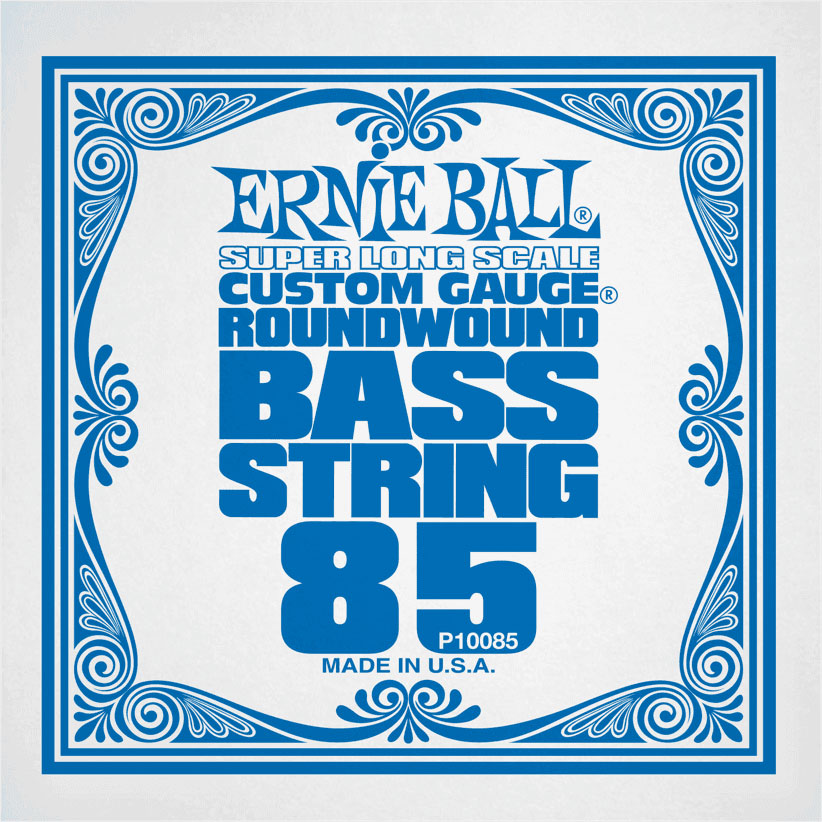 ERNIE BALL .085 SUPER LONG SCALE NICKEL WOUND ELECTRIC BASS STRING SINGLE