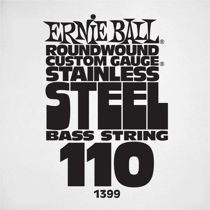 ERNIE BALL .110 STAINLESS STEEL ELECTRIC BASS STRING SINGLE