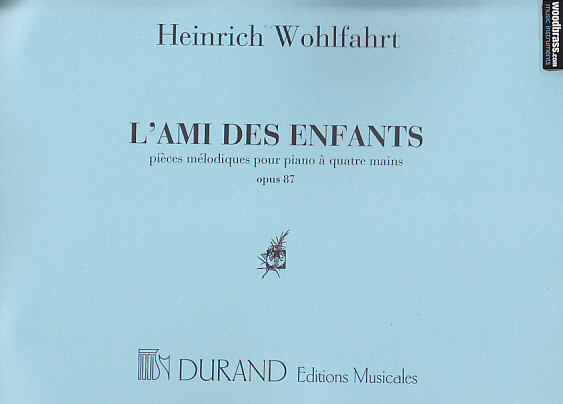 DURAND WOHLFAHRT - AMI DES ENFANTS - PIANO 4 MAINS