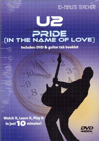 MUSIC SALES U2 - PRIDE (IN THE NAME OF LOVE) - 10-MINUTE TEACHER - GUITARE