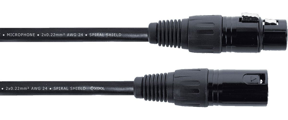 CORDIAL XLR MICROPHONE CABLE 3 M