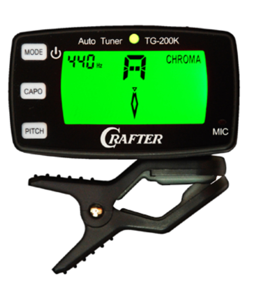 CRAFTER TG-200K CLIP-ON HEADSTOCK TUNER