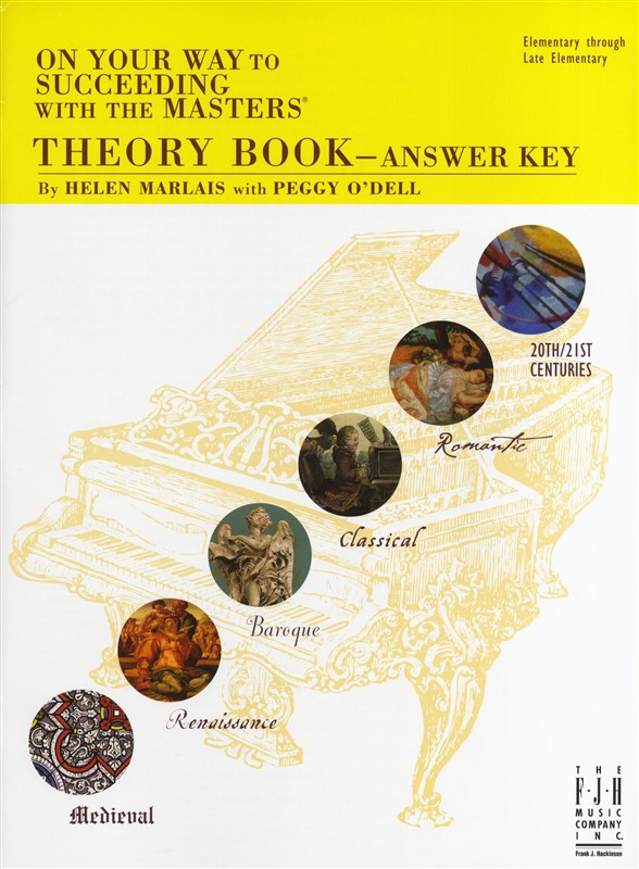 MUSIC SALES MARLAIS HELEN ON YOUR WAY TO SUCCEEDING WITH MASTERS THEORY ANSWER KEY - PIANO SOLO