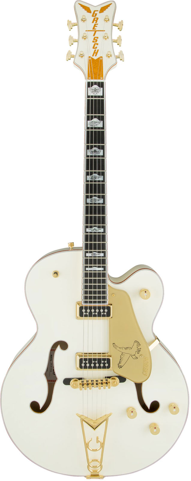 GRETSCH GUITARS G6136-55 VINTAGE SELECT EDITION '55 FALCON HOLLOW BODY WITH CADILLAC TAILPIECE, TV JONES, SOLID SPRU