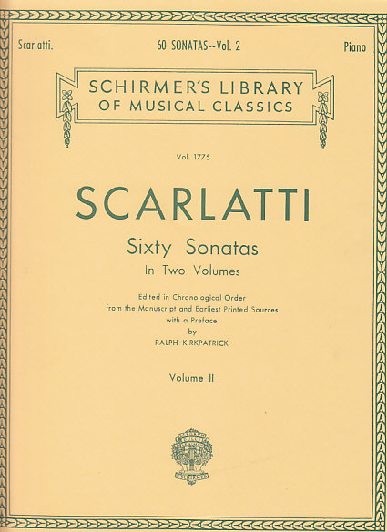 SCHIRMER SCARLATTI D. - 60 SONATAS VOL. 2 - CLAVECIN (PIANO)