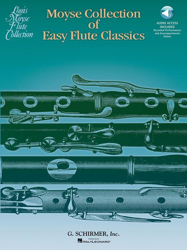 SCHIRMER MOYSE L. - MOYSE COLLECTION OF EASY FLUTE CLASSICS + ONLINE AUDIO - FLUTE, PIANO