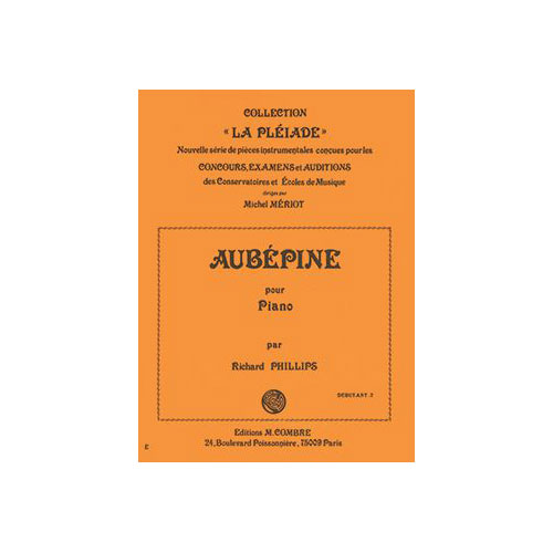 COMBRE PHILLIPS RICHARD - AUBEPINE - PIANO