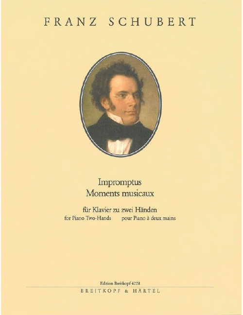 EDITION BREITKOPF SCHUBERT FRANZ - IMPROMPTUS, MOMENTS MUSICAUX - PIANO