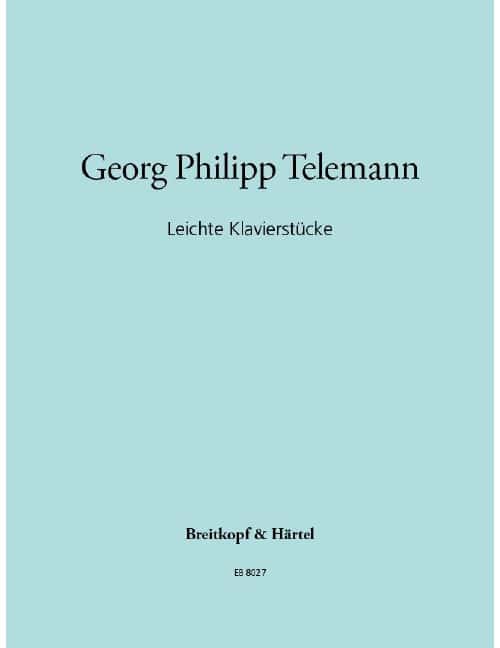 EDITION BREITKOPF TELEMANN GEORG PHILIPP - LEICHTE KLAVIERSTUCKE - PIANO
