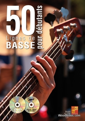 PLAY MUSIC PUBLISHING TAUZIN B. - 50 LIGNES DE BASSE POUR DEBUTANTS + CD 
